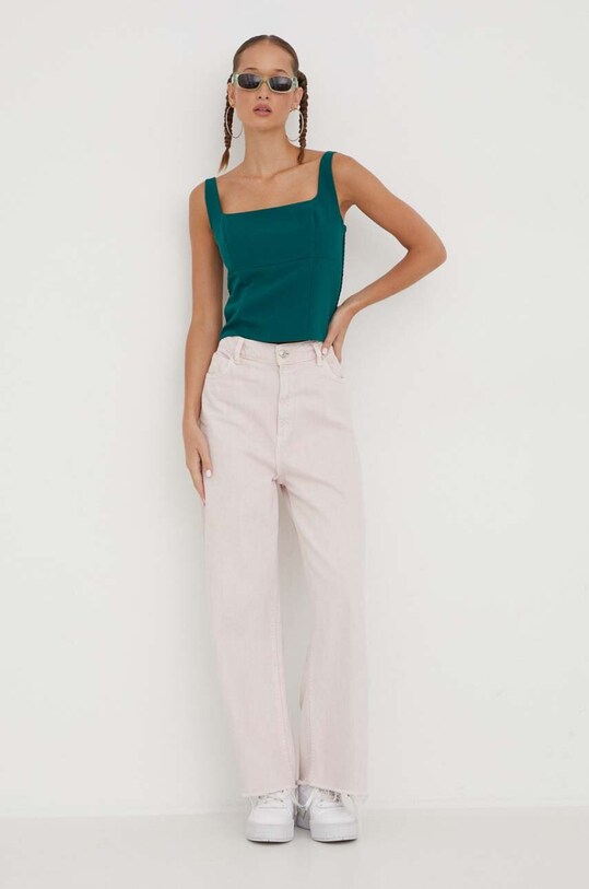 Abercrombie & Fitch top KI140.3425.370 verde AW23