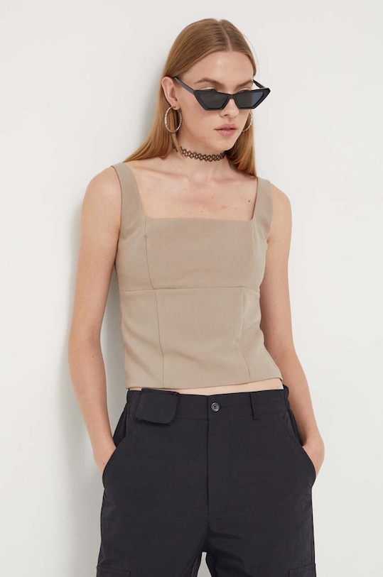 Abercrombie & Fitch top uni bej KI140.3425.465