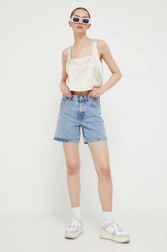 Abercrombie & Fitch top KI140.3476.170 bej AW23