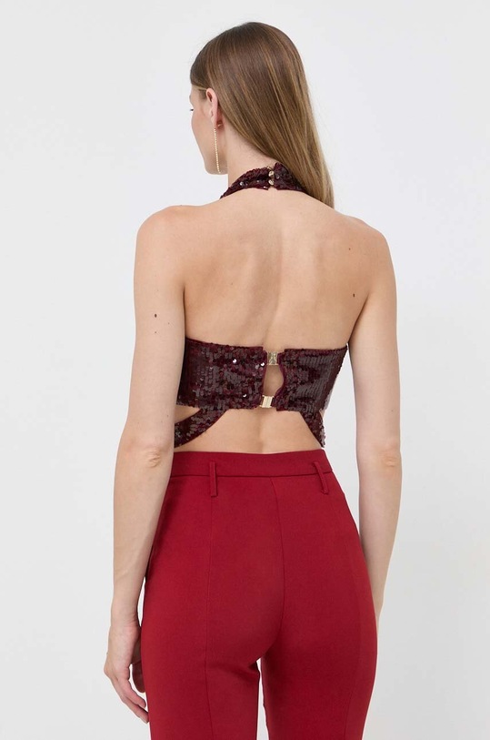 Odzież Patrizia Pepe body 8C0645.A299 bordowy