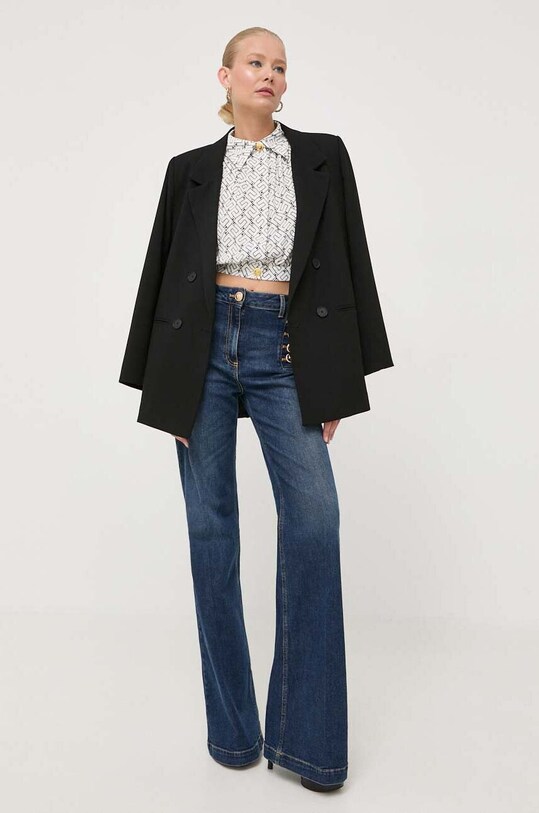 Odzież Elisabetta Franchi bluzka CA00336E2 biały