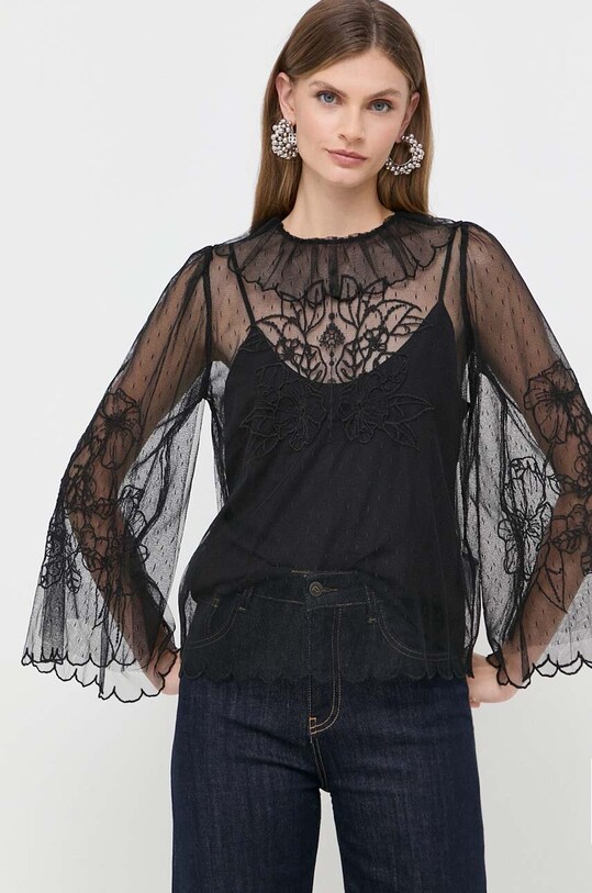 Twinset bluzka pozostałe czarny 232TP2103