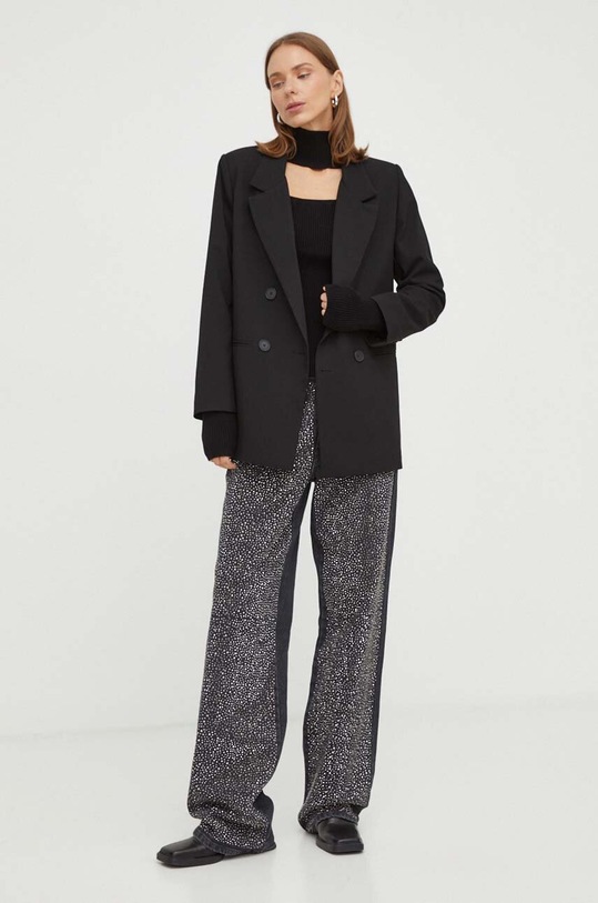 Herskind sweter 4937853 czarny AW23