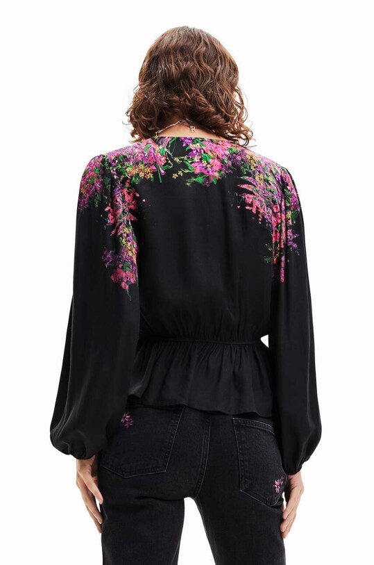 Oblečenie Blúzka Desigual 23WWBW31 čierna