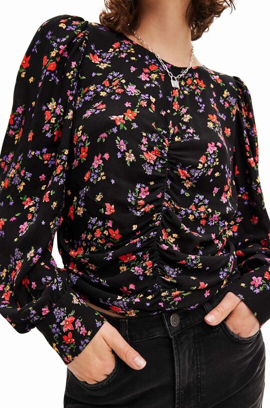 Îmbrăcăminte Desigual bluza 23WWBW36 negru
