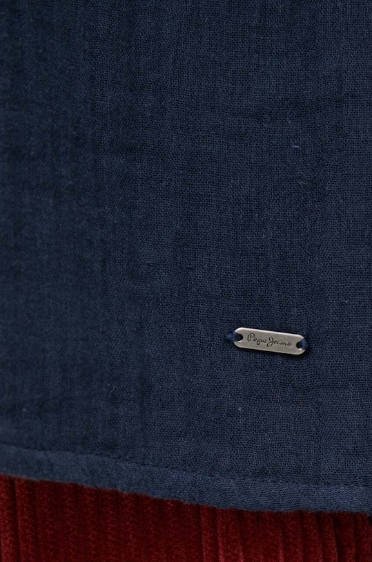 Бавовняна блузка Pepe Jeans INNA PL304670.594 темно-синій