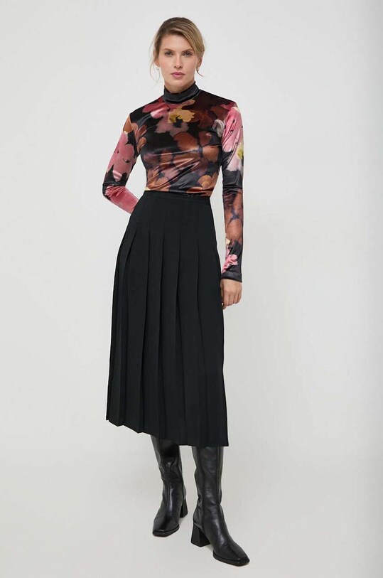 Tričko s dlhým rukávom PS Paul Smith W2R.215VB.L31122 čierna AW23