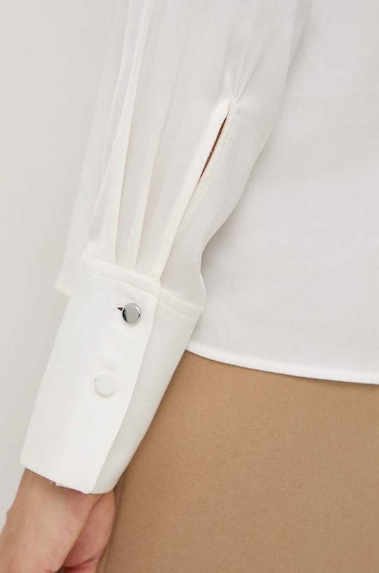 BOSS bluzka jedwabna 50499749 beżowy