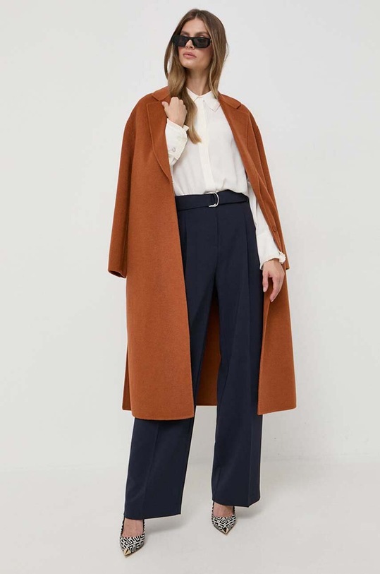 Košeľa BOSS 50499762 béžová AW23