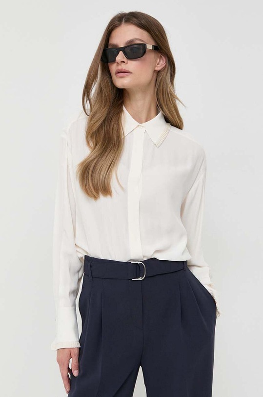 Košeľa BOSS béžová 50499762