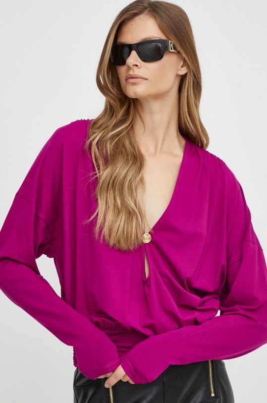 Μπλουζάκι Pinko 102353.A1DE μωβ AW23