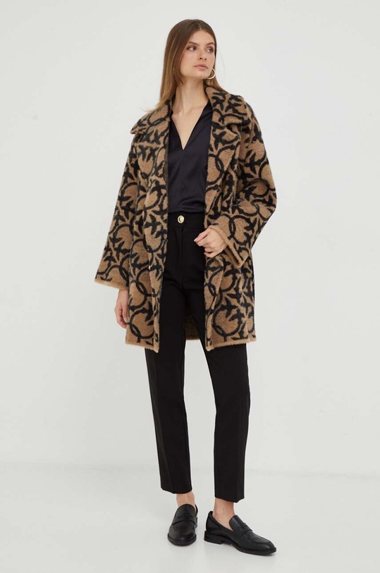 Pinko bluzka jedwabna 100376.ZR64 czarny AW23