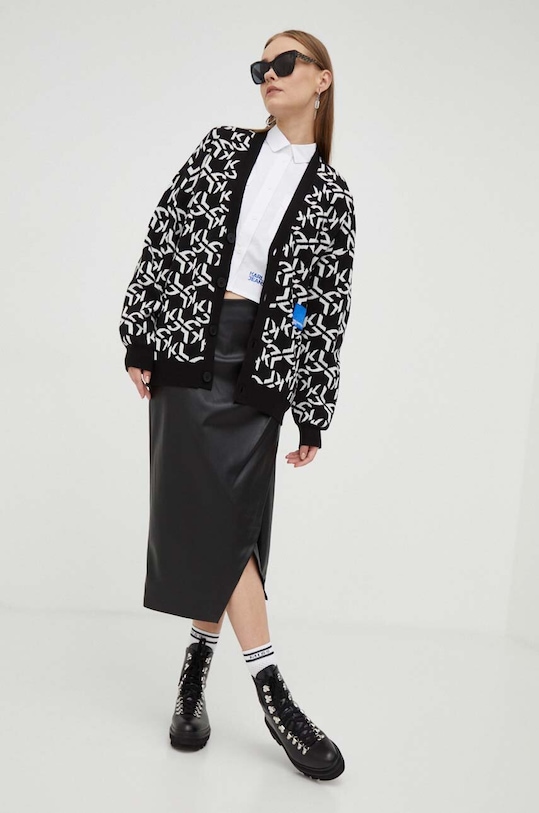 Karl Lagerfeld Jeans koszula bawełniana 236J1605 biały SS24