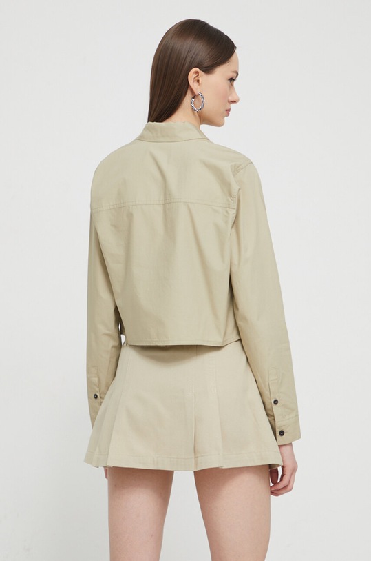 Odzież Karl Lagerfeld Jeans koszula bawełniana 236J1605 beżowy