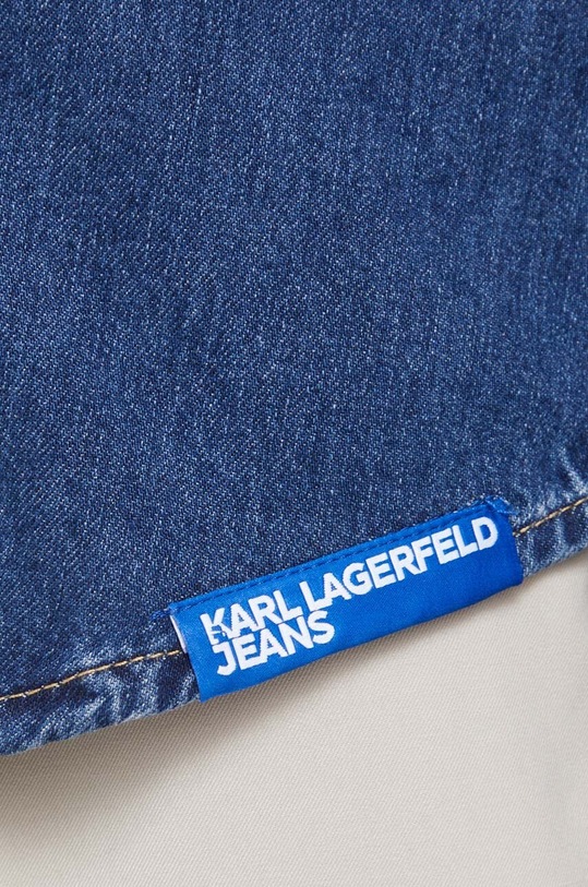 Karl Lagerfeld Jeans koszula jeansowa 236J1600 granatowy