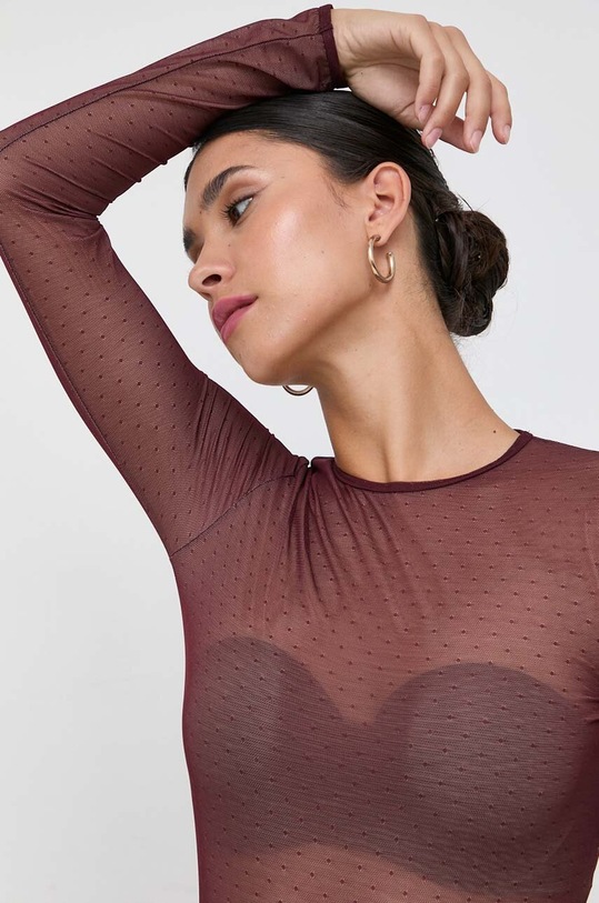 Twinset body burgundia 232TT2480
