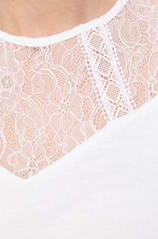 Μπλουζάκι Morgan DGIULIA.OFF.WHITE λευκό