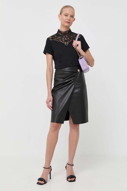 Morgan bluzka bawełniana DMAGO DMAGO.NOIR czarny AW23