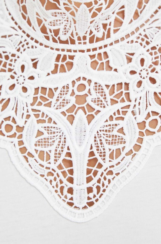 Morgan tricou din bumbac DMAGO.OFF.WHITE alb