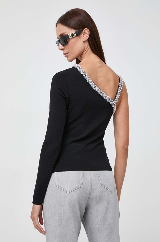 Oblečení Tričko s dlouhým rukávem Karl Lagerfeld 236W2012 černá