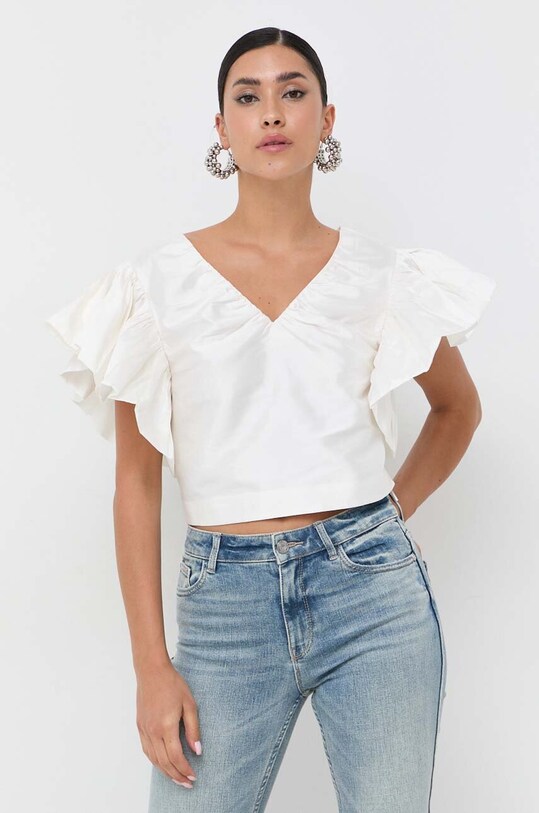 Шовкова блузка Miss Sixty casual білий 6T3XJ3240000