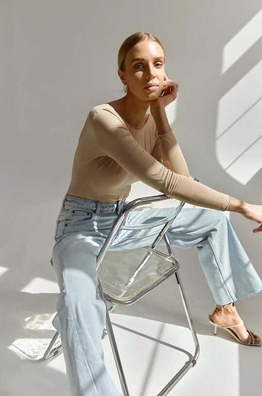 Oblečenie Blúzka Saint Body SB.503 béžová