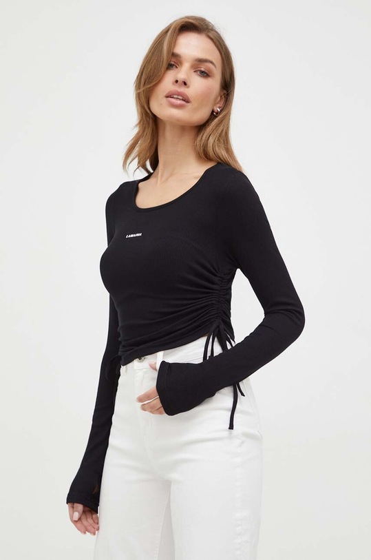 La Mania longsleeve z elastanem czarny ZIGGY.2