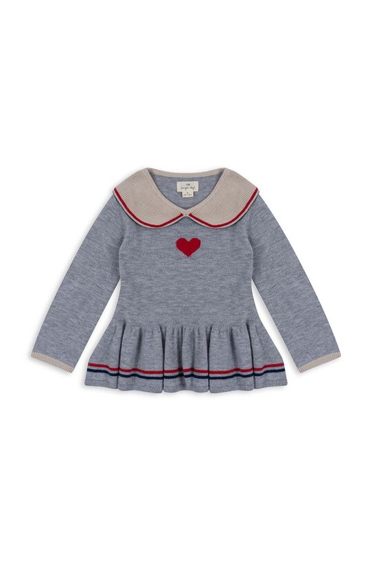 Konges Sløjd bluzka dziecięca KS6042 szary AW23