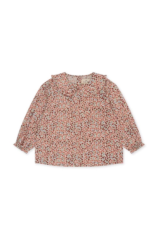 Detská bavlnená blúzka Konges Sløjd bavlna ružová KS5805