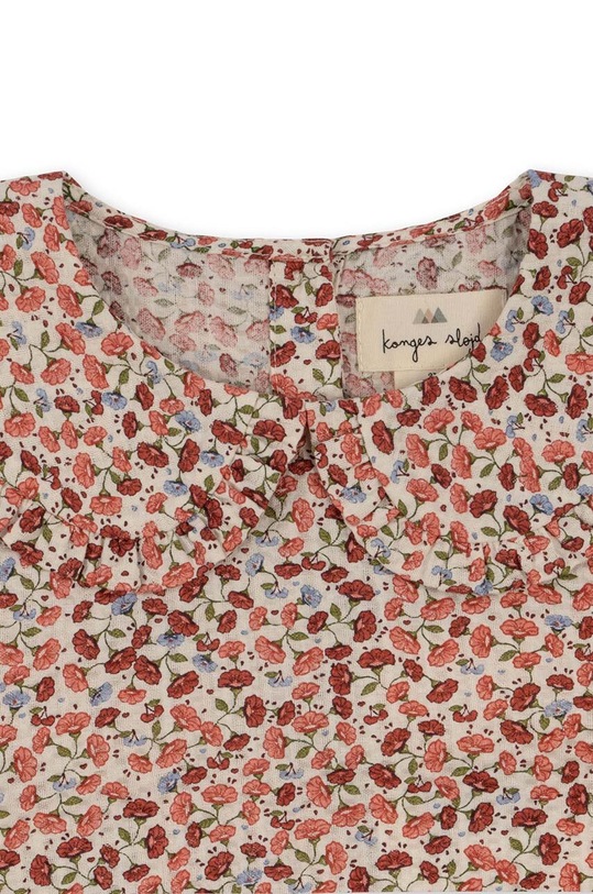 Dievča Detská bavlnená blúzka Konges Sløjd KS5805 ružová