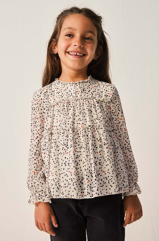 Dievča Detská blúzka Mayoral 4197.6D.Mini.9BYX čierna