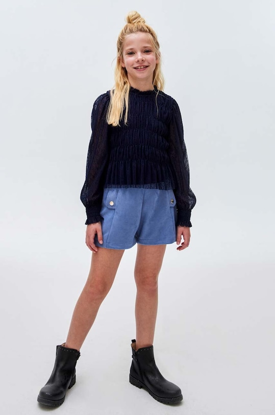 Κοριτσίστικα Παιδική μπλούζα Mayoral 7176.8B.Junior.9BYX σκούρο μπλε