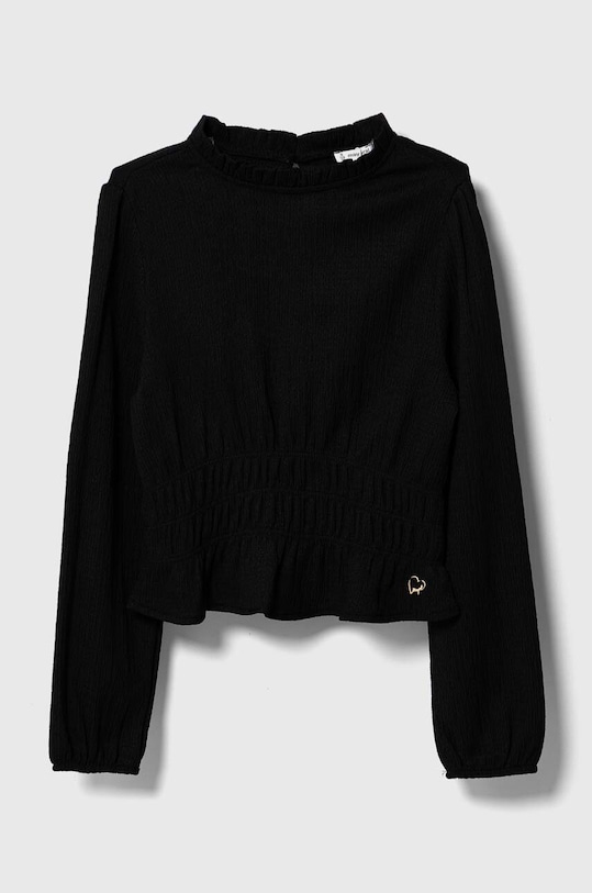 Mayoral bluzka dziecięca z elastanem czarny 7178.8D.Junior.9BYX