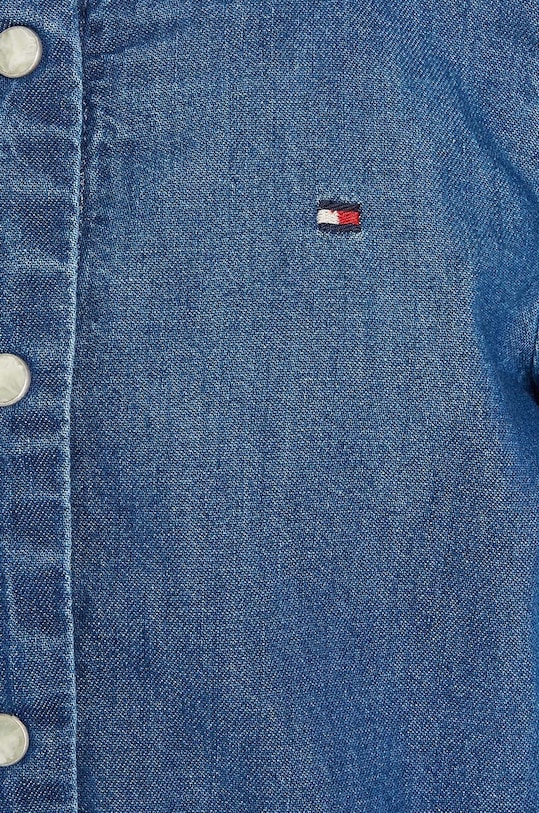 Dječja traper košulja Tommy Hilfiger plava KG0KG07618.104.122.9BYX