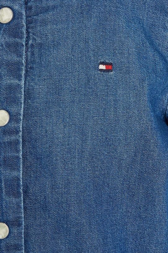 Tommy Hilfiger koszula jeansowa dziecięca niebieski KG0KG07618.128.176.9BYX