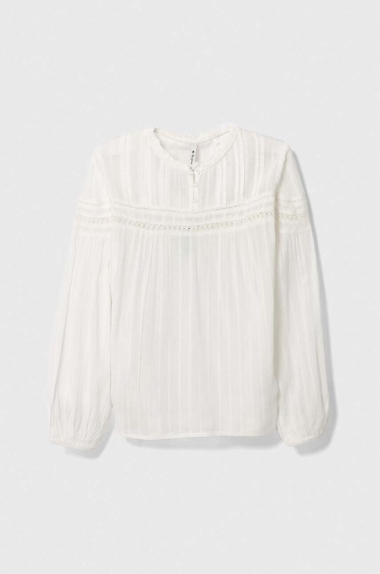 Pepe Jeans bluza copii fixat alb PG301660