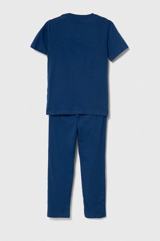 Dječja pamučna pidžama Calvin Klein Underwear B70B700443.9BYX mornarsko plava AW23