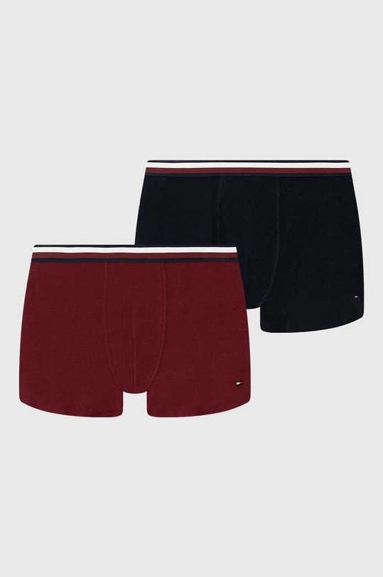 Tommy Hilfiger bokserki dziecięce 2-pack bokserki dopasowane czerwony UB0UB00472.9BYX