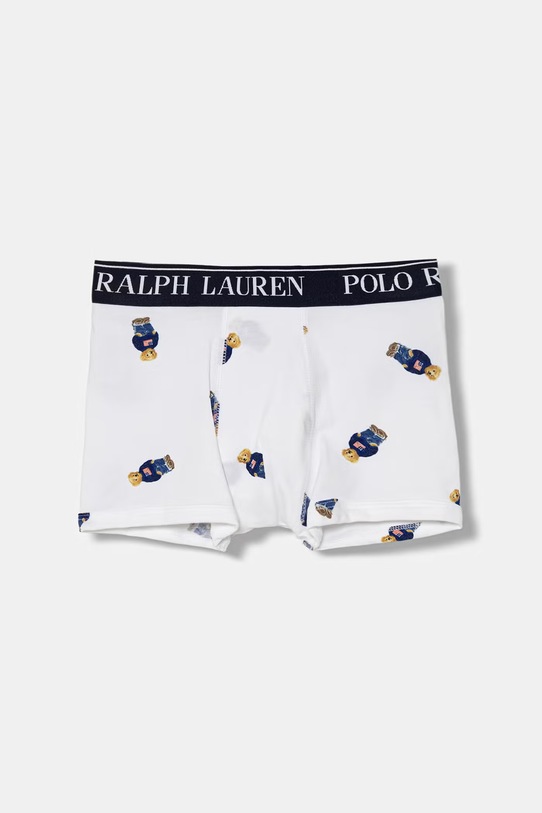 CHLAPEC Polo Ralph Lauren přiléhavé boxerky dětské bavlněné s elastanem 3-pack 9P5015 námořnická modř