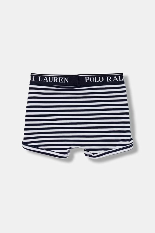 Polo Ralph Lauren přiléhavé boxerky dětské bavlněné s elastanem 3-pack 9P5015 námořnická modř