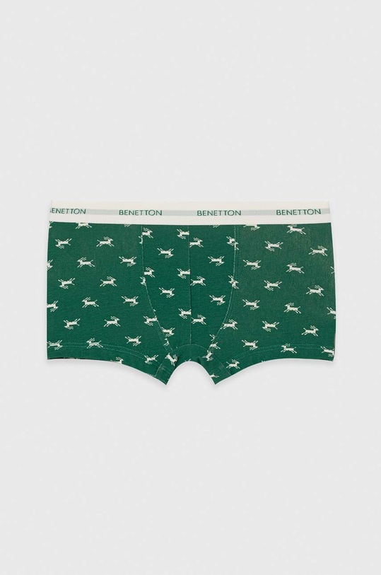 United Colors of Benetton bokserki dziecięce Planet friendly zielony 3SP90X00Y.G.SEASONAL