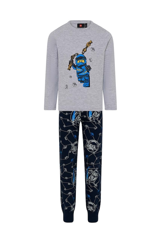 Dětské bavlněné pyžamo Lego x Ninjago sada šedá 12010940