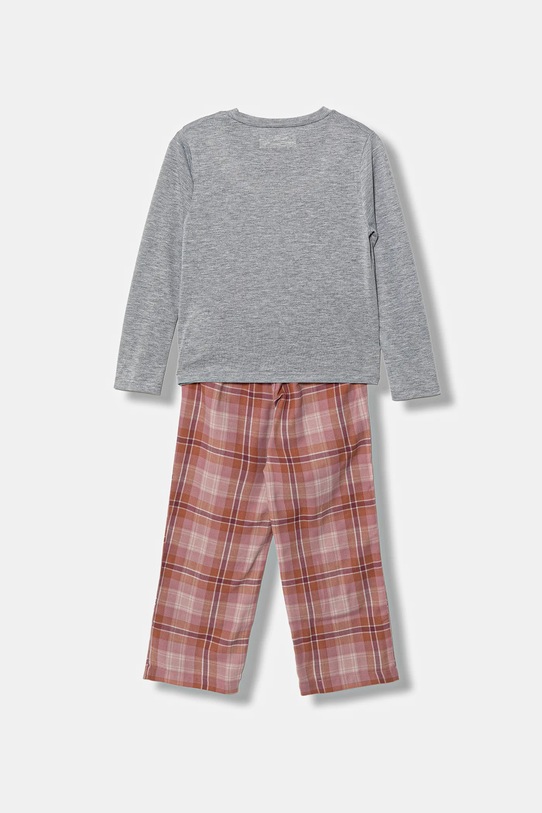 Παιδική πιτζάμα Abercrombie & Fitch KI246.3000 ροζ AW23