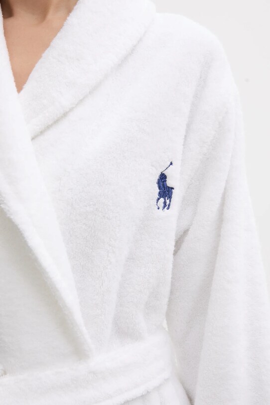 Polo Ralph Lauren szlafrok bawełniany 4P0008 biały