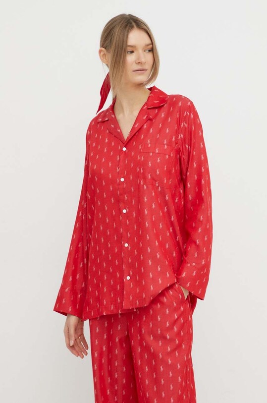 Πιτζάμα Polo Ralph Lauren 4P8021 κόκκινο AW24