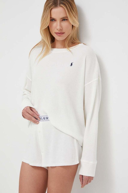 Polo Ralph Lauren piżama dzianina beżowy 4P8033