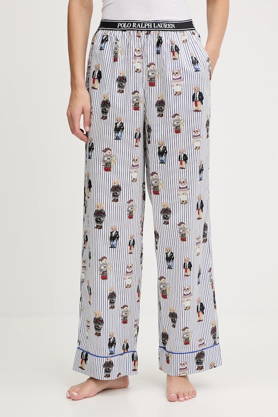 Polo Ralph Lauren piżama bawełniana niebieski 4P8046