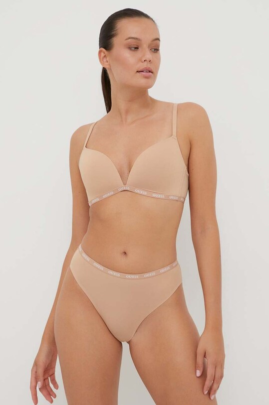Одяг Бюстгальтер Guess O3YC02.KBS50 бежевий