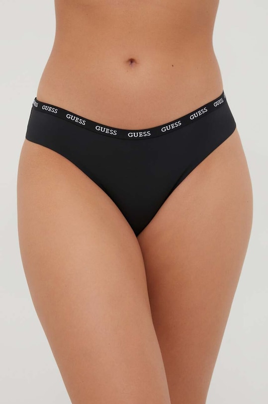 Бразилианы Guess трикотаж чёрный O3YE00.KBS50