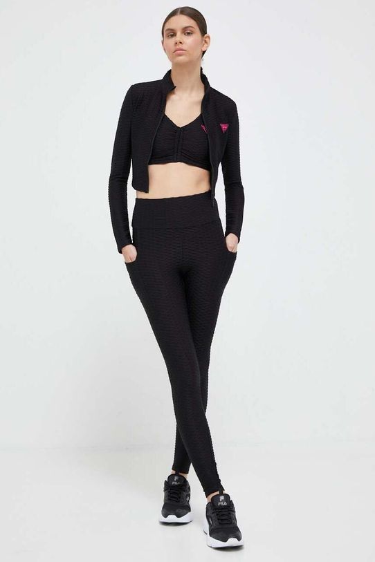 Športová podprsenka Guess V3YP13.KBOA2 čierna AW23